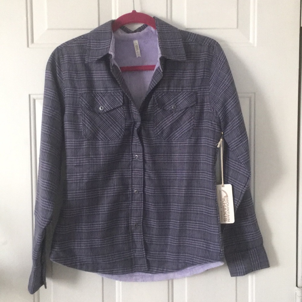 Mountain khakis Christi Fleece Lined Shirt NWT